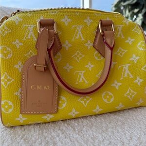 Louis Vuitton Bright Yellow Monogram Satchel